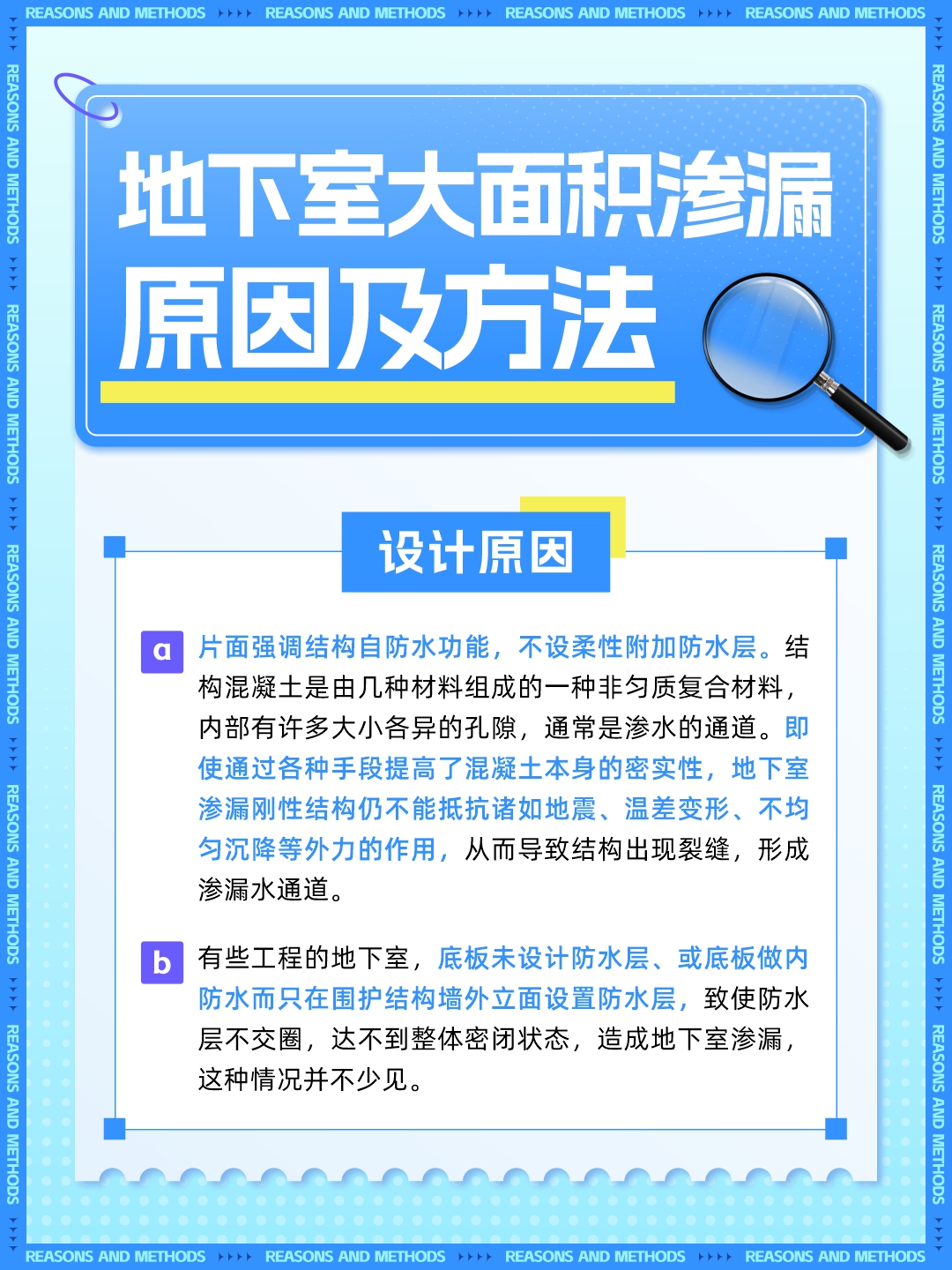 地下室滲水原因分析及解決方案總結